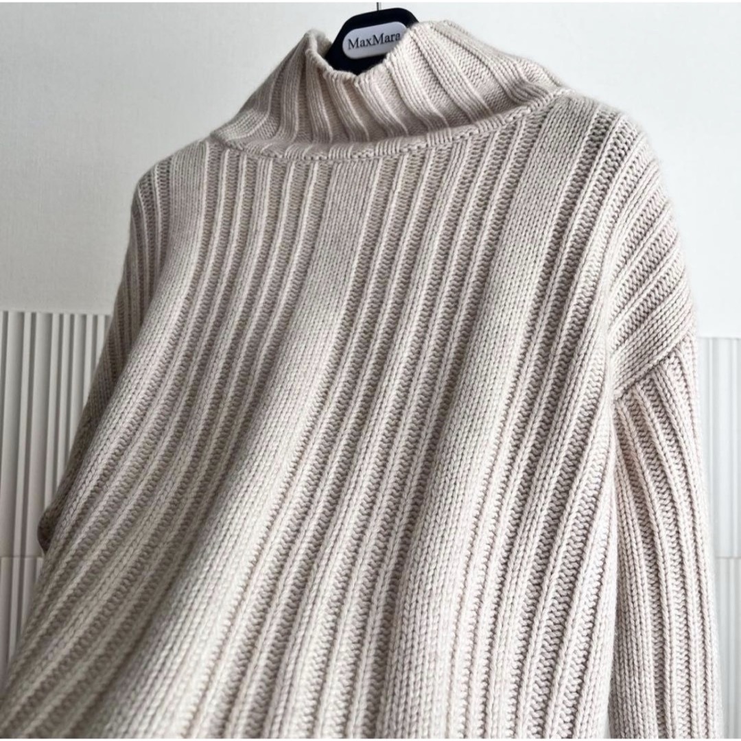 24AW MaxMara 白タグ 極美品 カシミヤブレンド ニット 24AW MaxMara 白