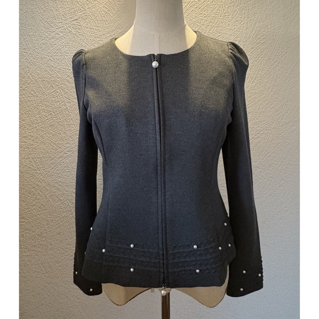 試着のみ⭐︎René カーディガン 34 トップス グレー