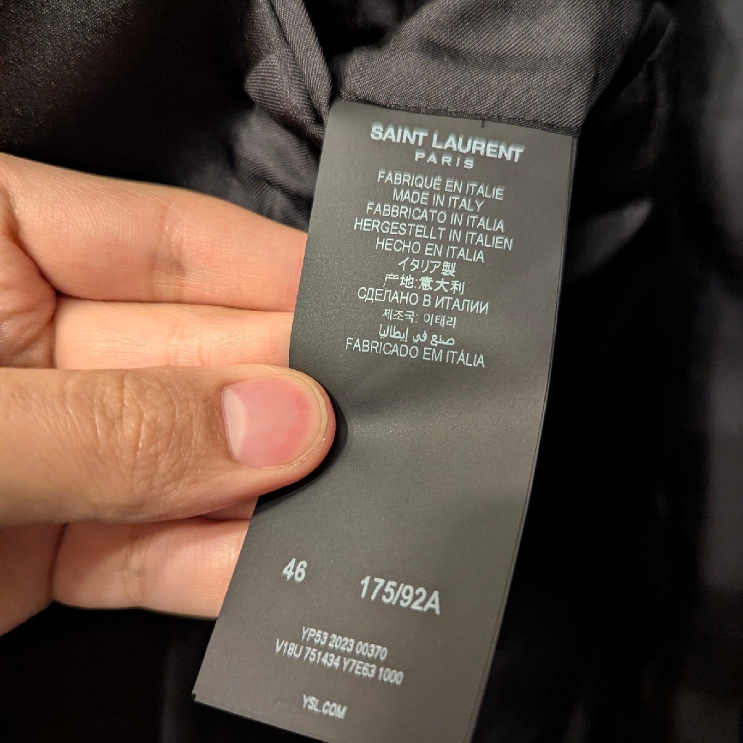 SAINT LAURENT - SAINT LAURENT 23SS ダブルスモーキングジャケット