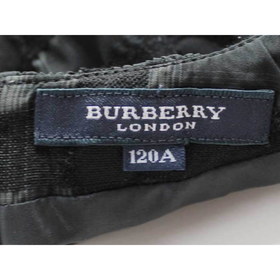 BURBERRY - バーバリー 半袖ワンピース 120cm キッズ 女児 黒 卒業