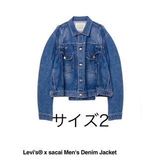 sacai - Levi's sacai ブルーデニムジャケット Size 2の通販 by