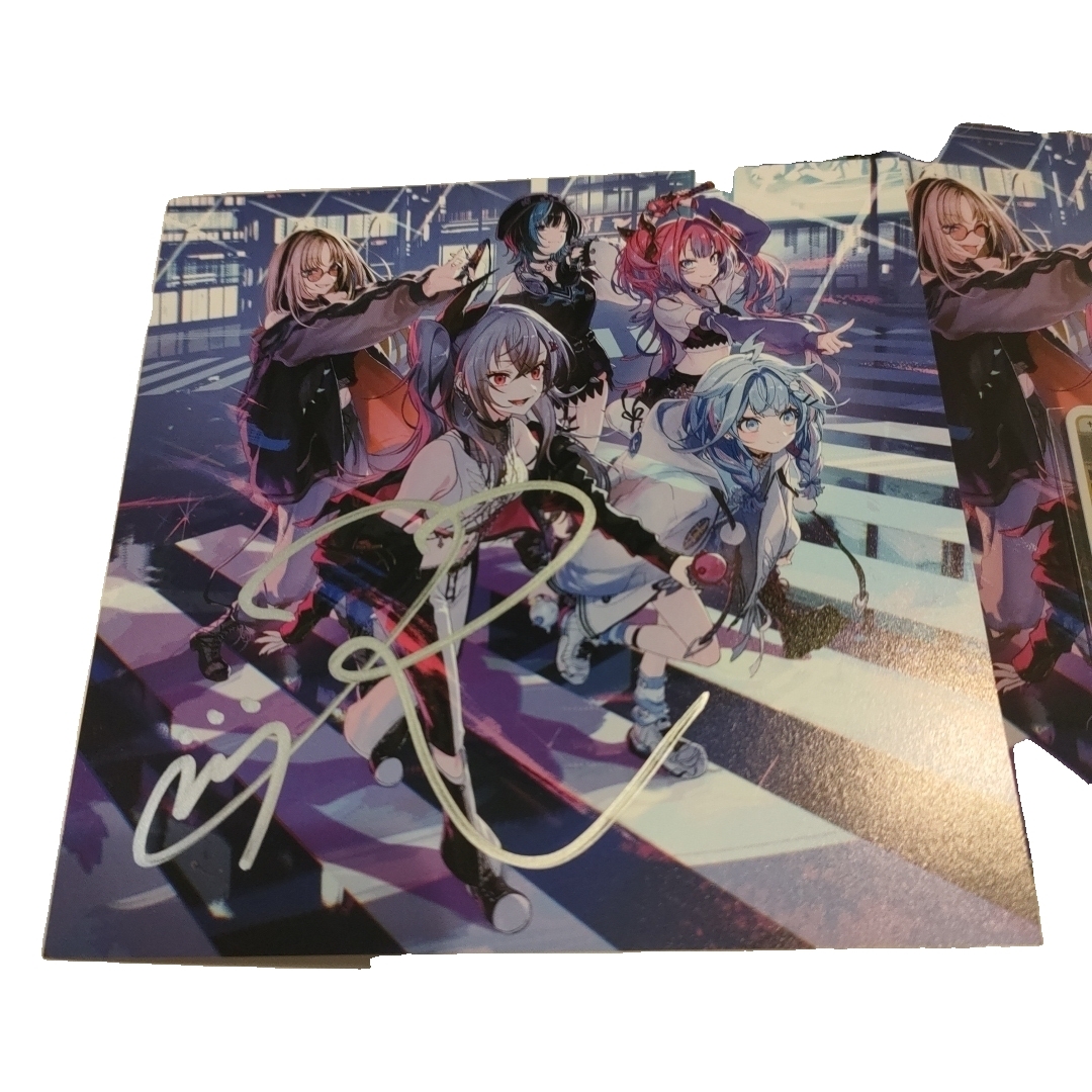 hololive - FLOW GLOW ホロライブ 響咲リオナ 直筆サイン 1stアルバム