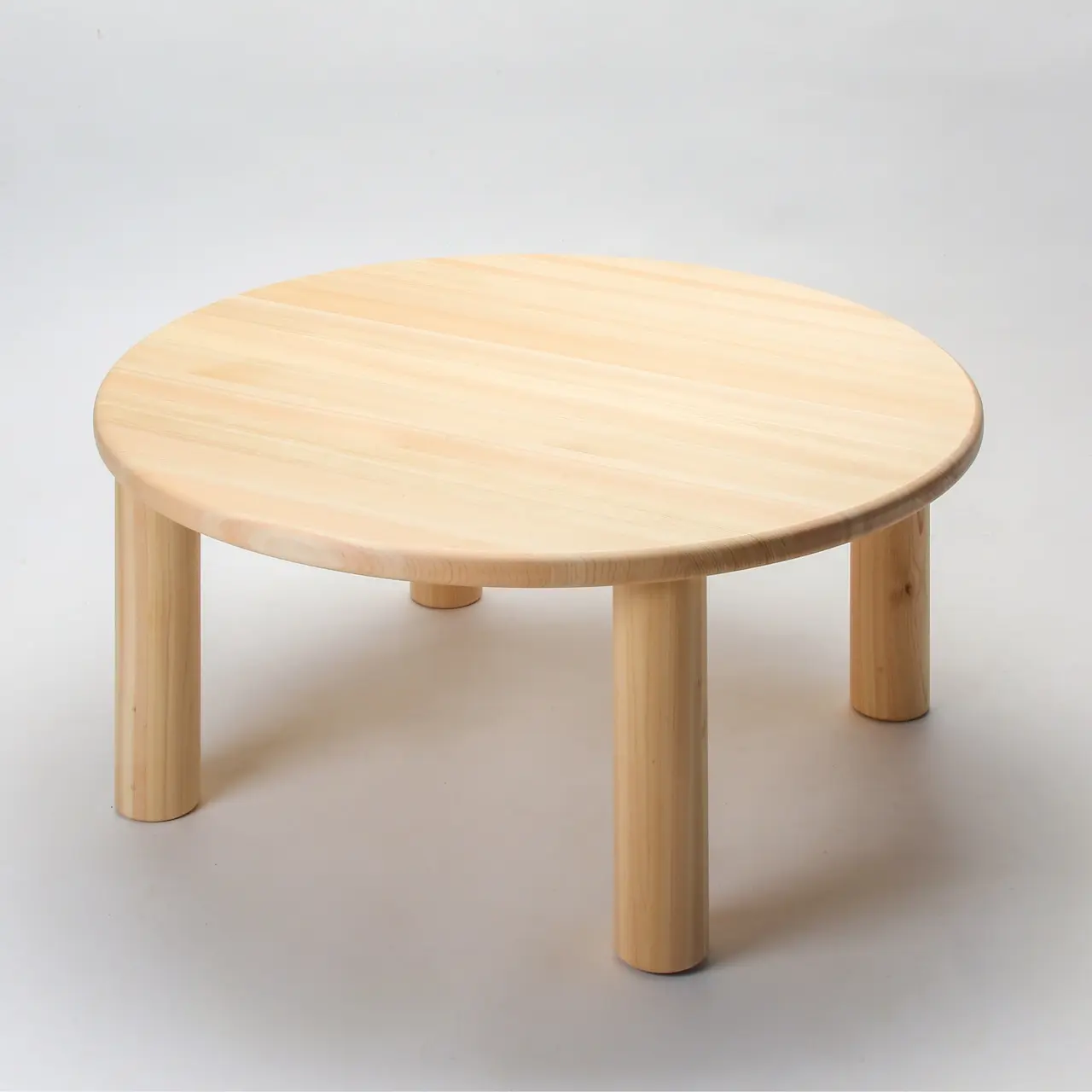 ヒノキのまんまるちゃぶ台 - Kanaete(カナエテ) - アイデアをカタチに