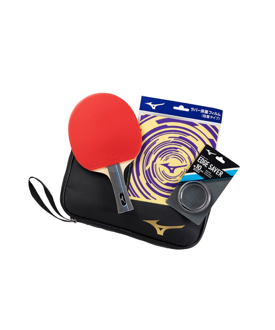 張り上げ済み 卓球ラケット テクニクススターターセット ケース付き