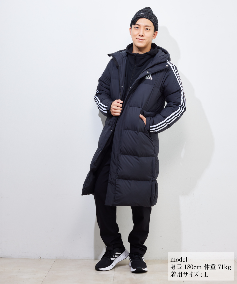 アディダス(adidas) ロングコート U 3ST ロング ダウンコート TW331