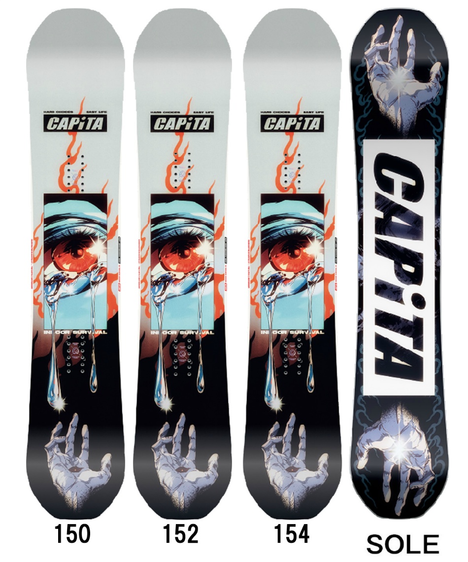 キャピタ(CAPITA) スノーボード 板 インドアサバイバル INDOOR