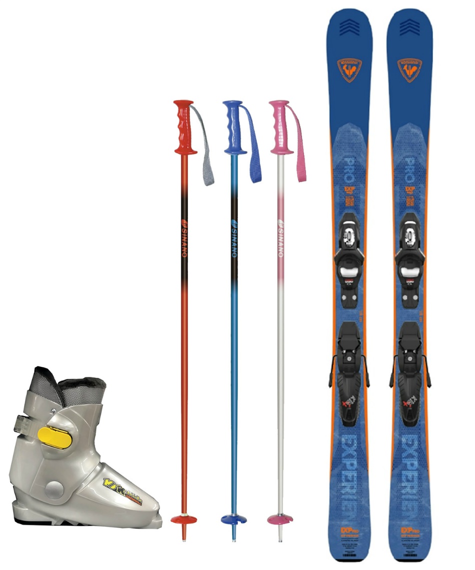 ロシニョール(ROSSIGNOL) ジュニアスキー板 4点セット EXPERIENCE PRO+