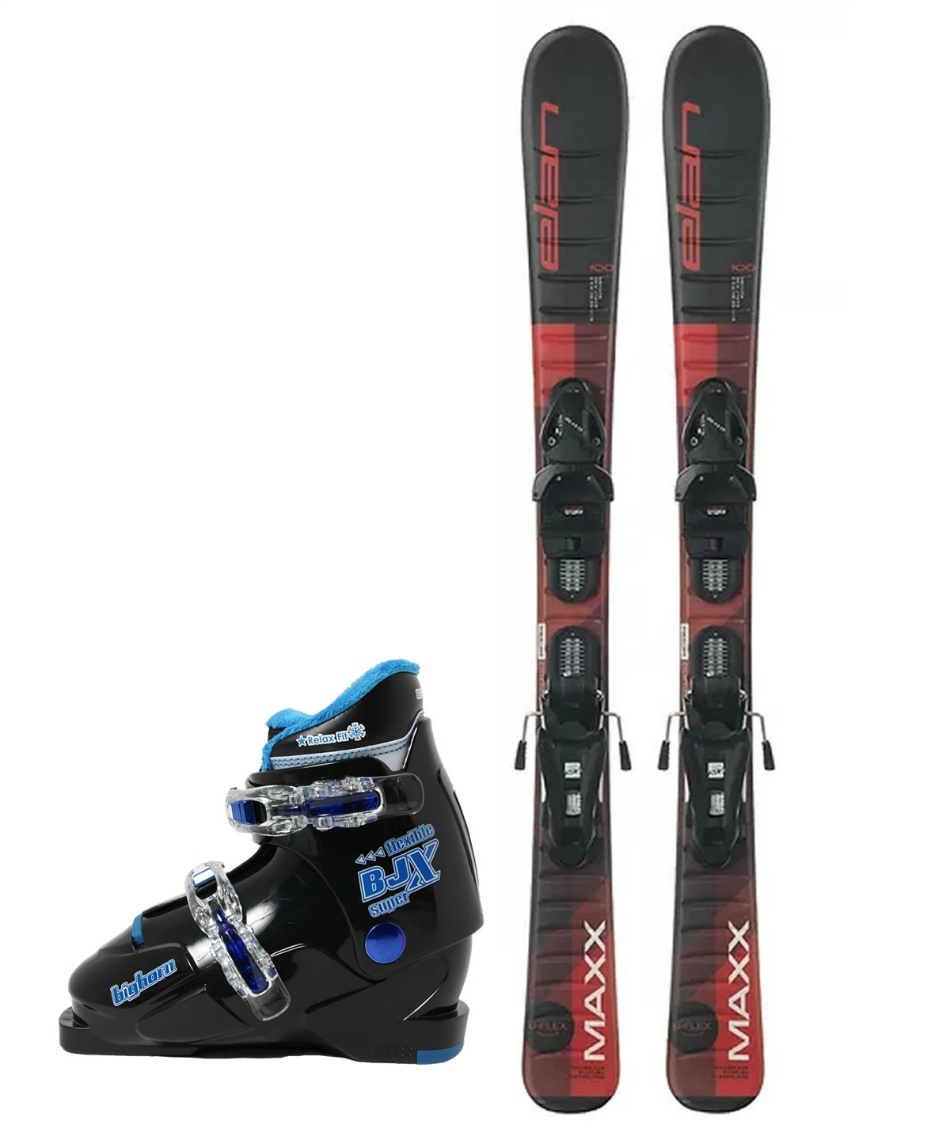 エラン(ELAN) ジュニアスキー板 3点セット MAXX BR JRS + EL4.5 GW+BJ