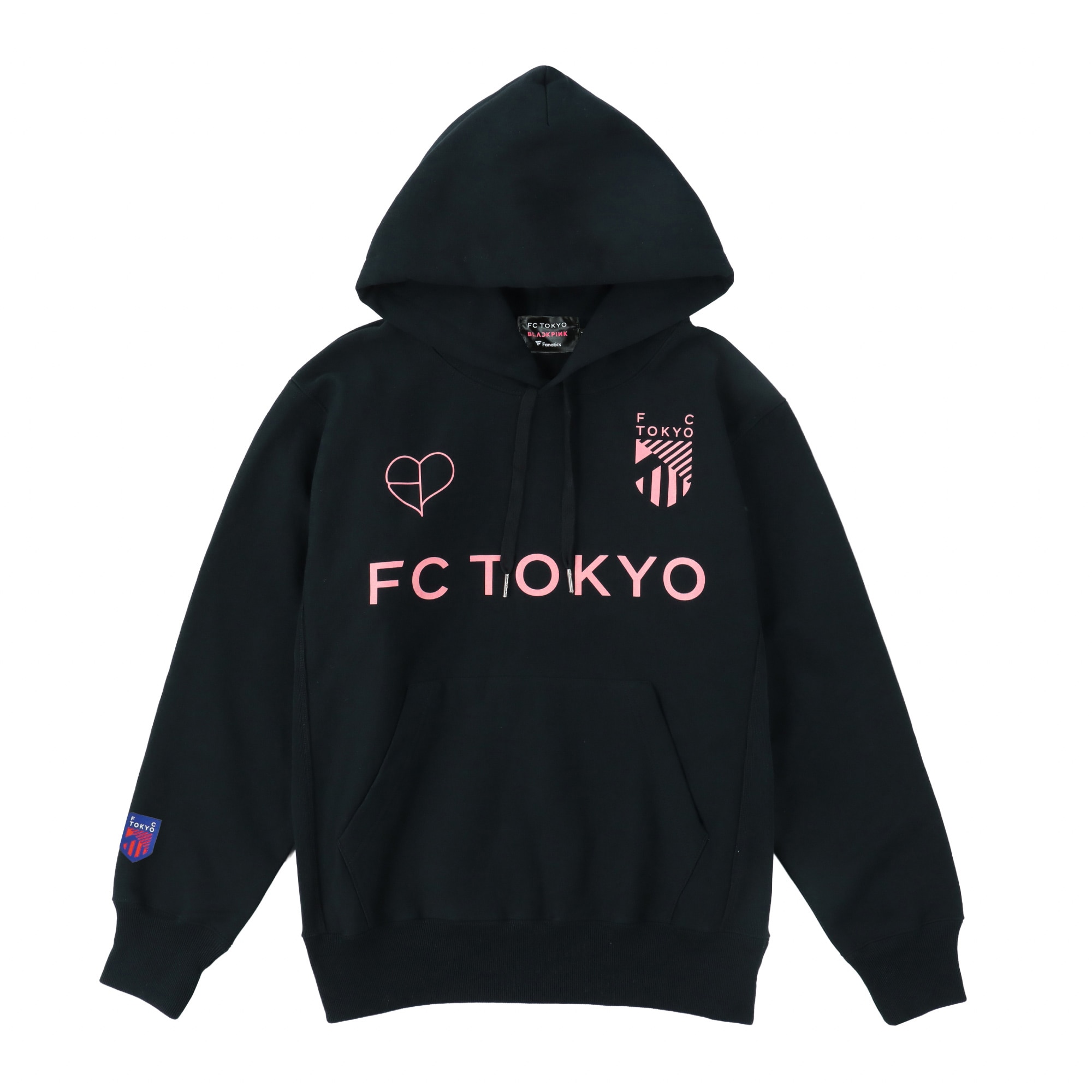 FC東京×BLACKPINK ロゴ フーディ ブラック