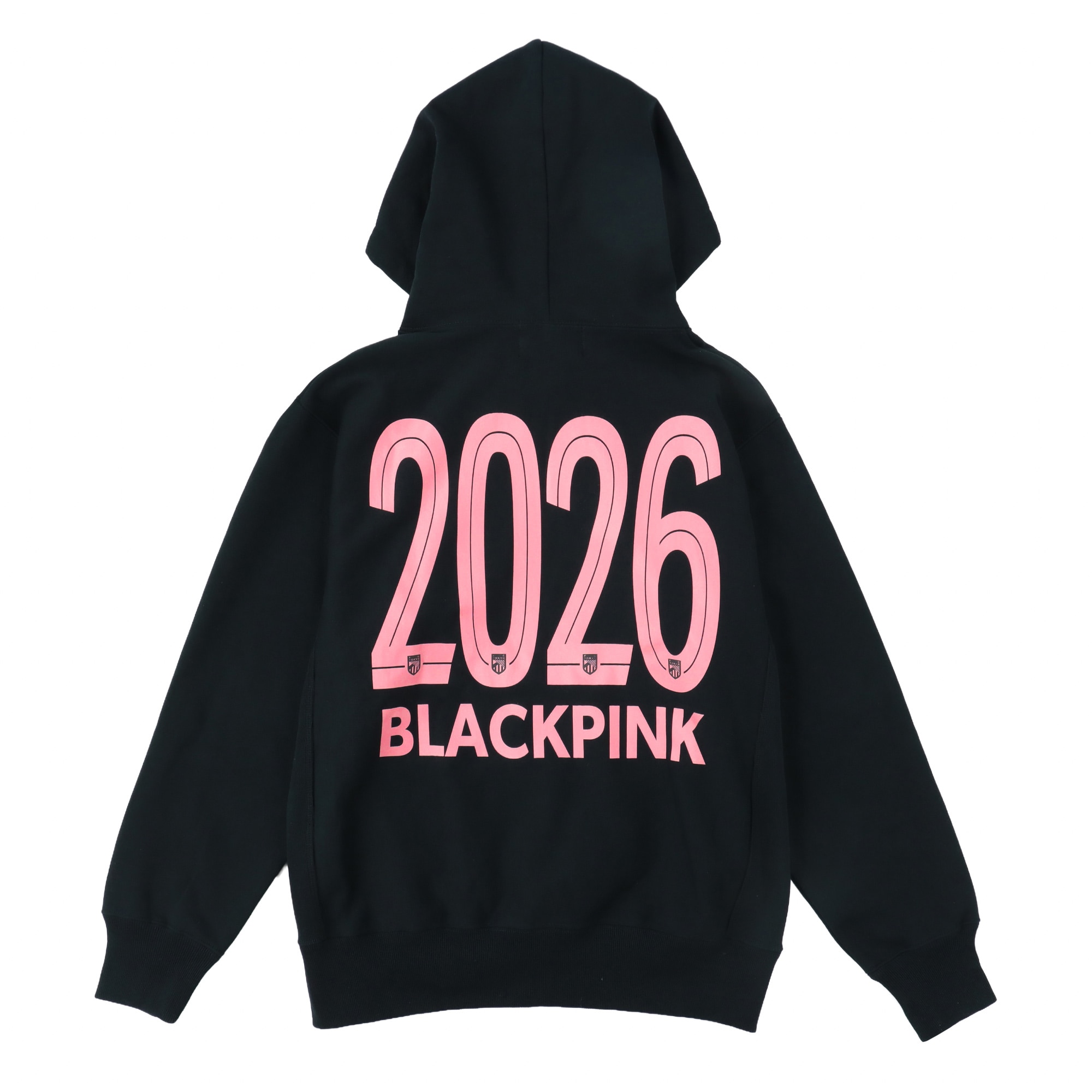 FC東京×BLACKPINK ロゴ フーディ ブラック