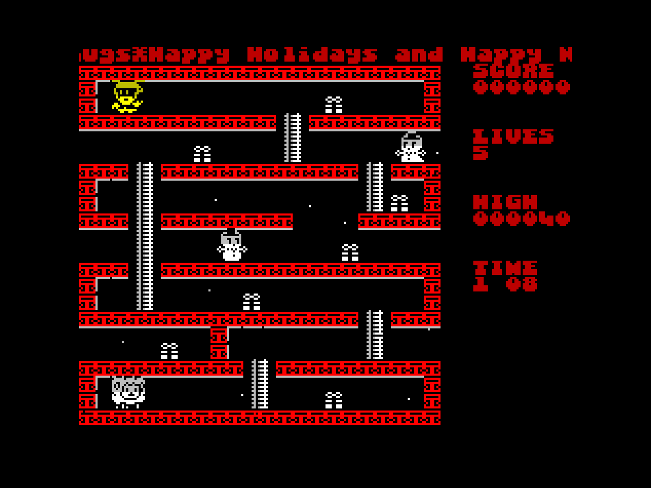A Very Sheepy Xmas (ZX Spectrum) by Quantum Sheep
