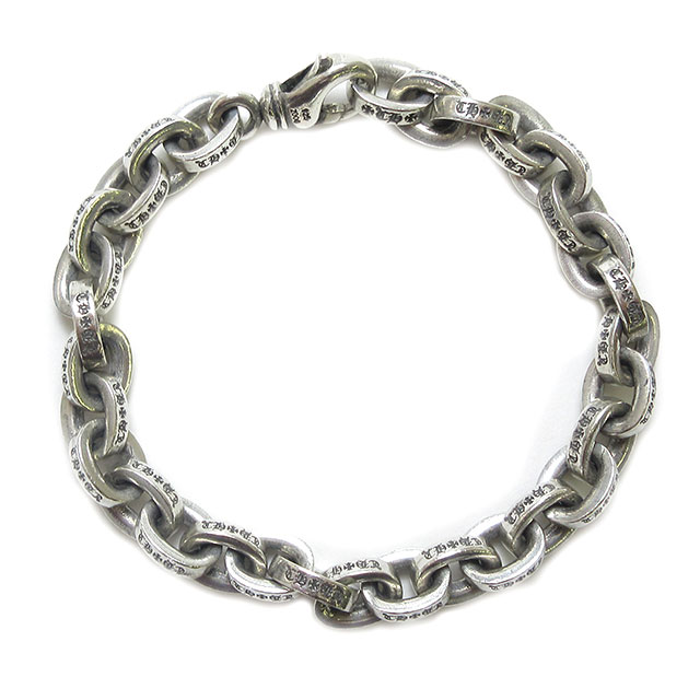 クロムハーツ ラージペーパーチェーン ブレスレット 8インチ 国内