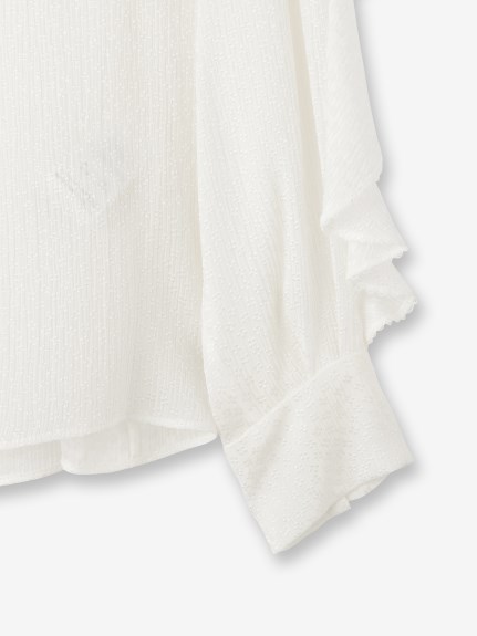 フロントボタン袖フリルブラウス（シャツ & ブラウス）｜STRASBURGO OUTLET