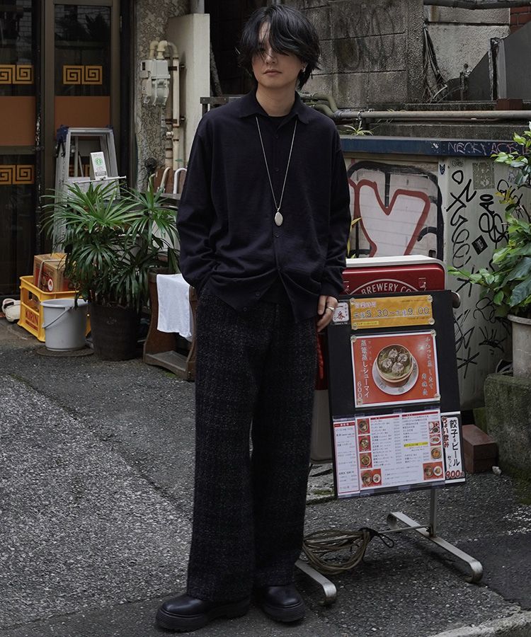 ALPACA SILK TWEED TROUSERS / 商品詳細ページ / LIDNM / Llife ONLINE