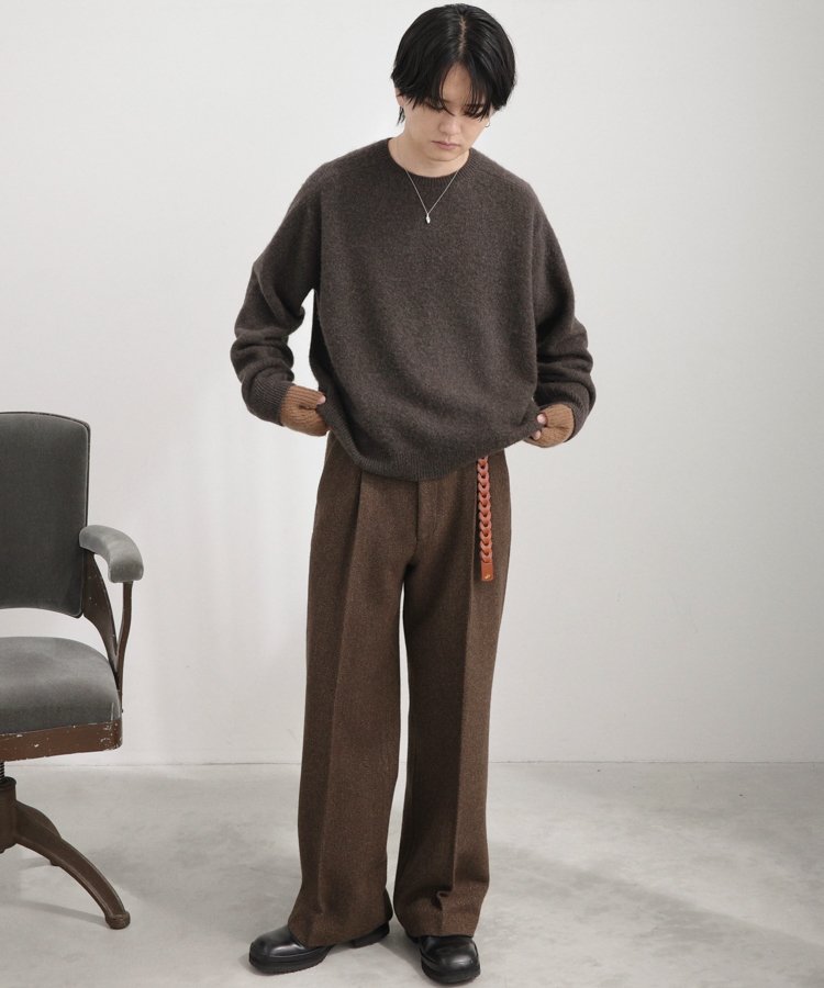 Alpaca Tweed Slacks / 商品詳細ページ / LIDNM / Llife ONLINE STORE