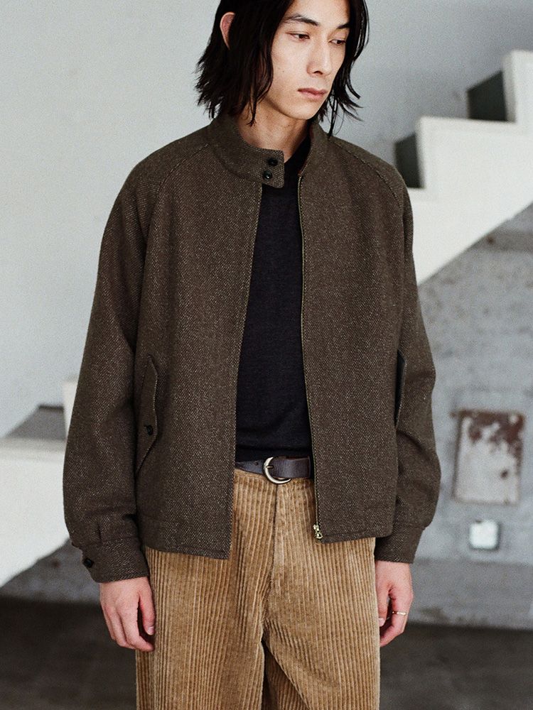 Alpaca Tweed Harrington Jacket / 商品詳細ページ / LIDNM / Llife