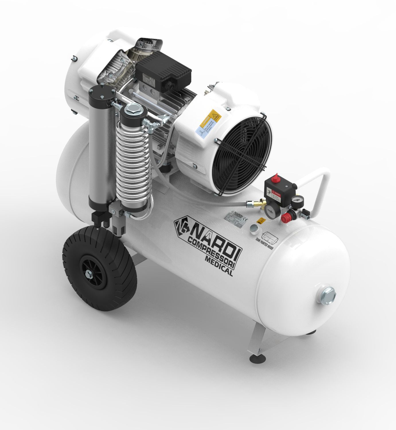 Medical air compressor - Extreme 4D 90L - NARDI COMPRESSORI S.r.l.