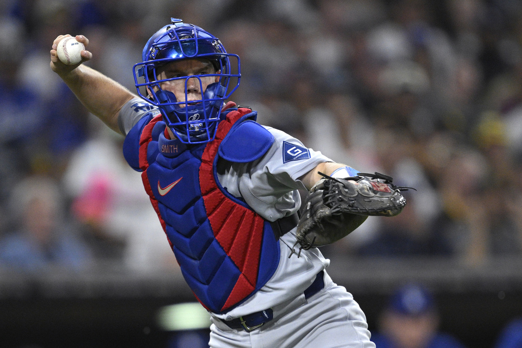 ドジャースの捕手ウィル・スミス、右手骨折も「復帰までできる限りの