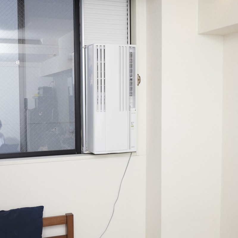 コロナ リララウインドエアコン 冷房専用 CW-F1622Rをレビュー