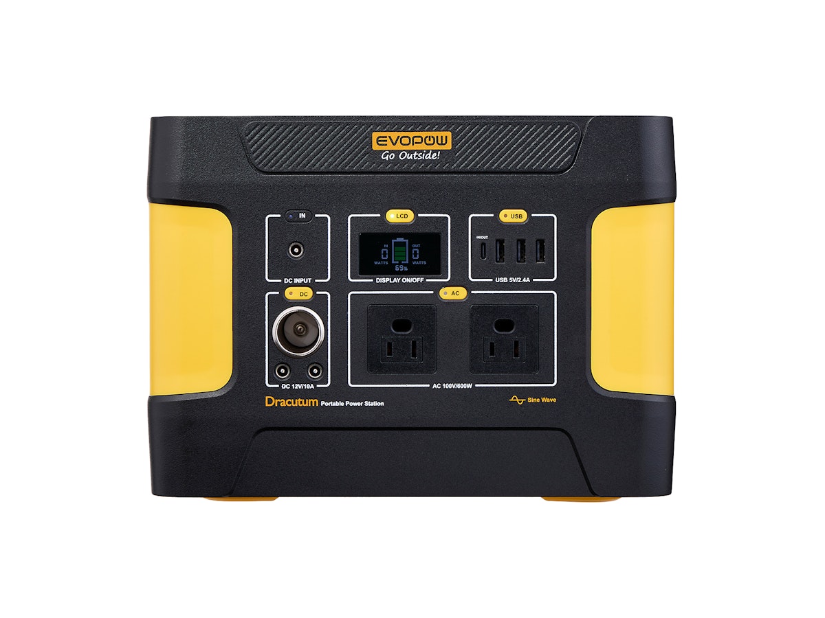 EVOPOW E600ポータブル電源を検証レビュー！小型ポータブル電源の