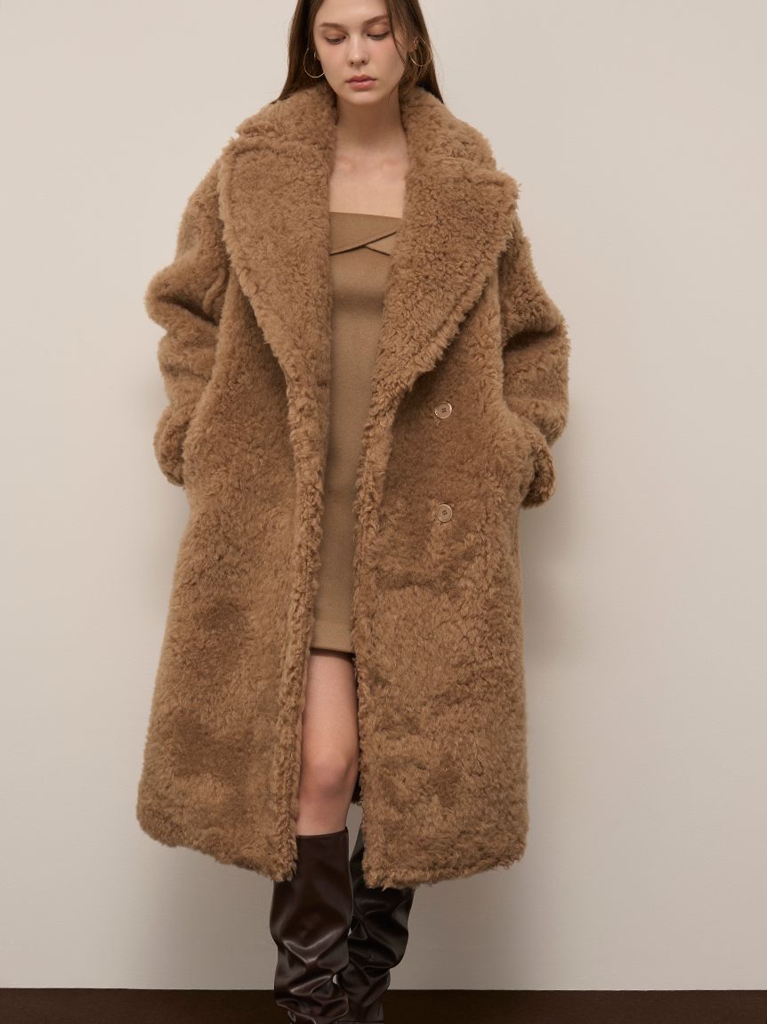 ボアロングコート(コート)｜アウター｜SNIDEL(スナイデル)の通販サイト