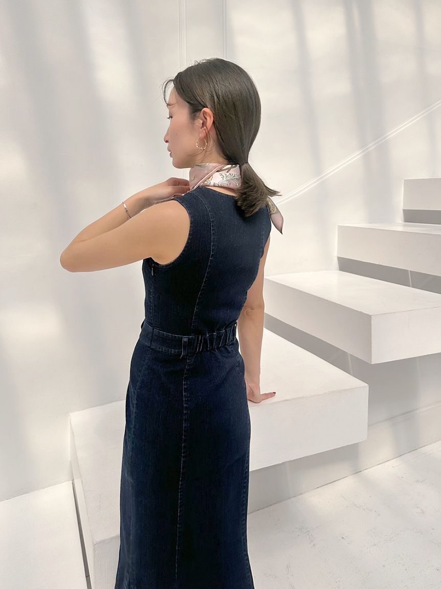 デニムマーメイドワンピース(マキシ・ロングワンピース)｜ワンピース