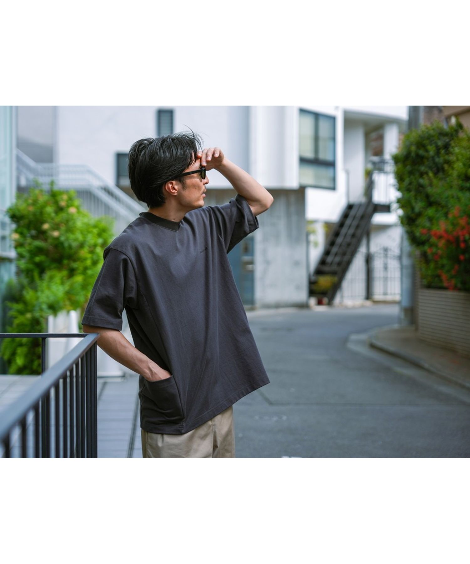 Heavy Cotton Border T-Shirt| スノーピーク(Snow Peak)