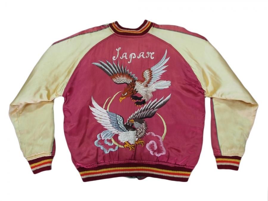 スカジャン/鷹x鷹 - Hayabusa Kat Klother