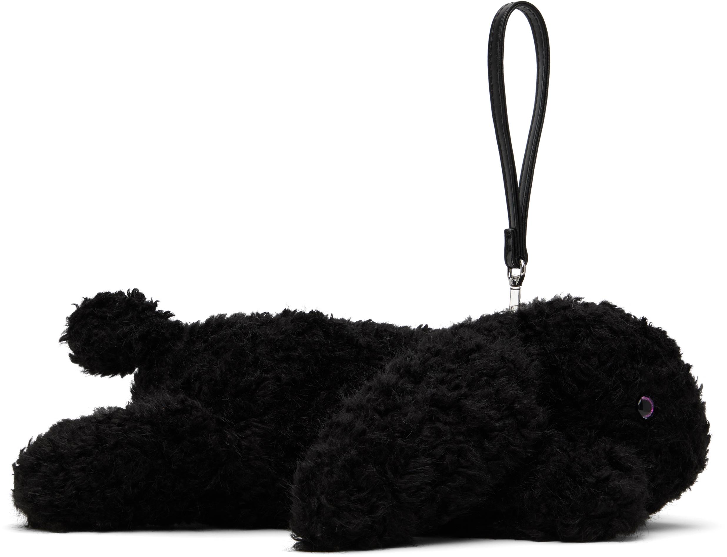 SSENSE Canada Exclusive Black JennyFax Edition Faux-Fur Bag by I'm