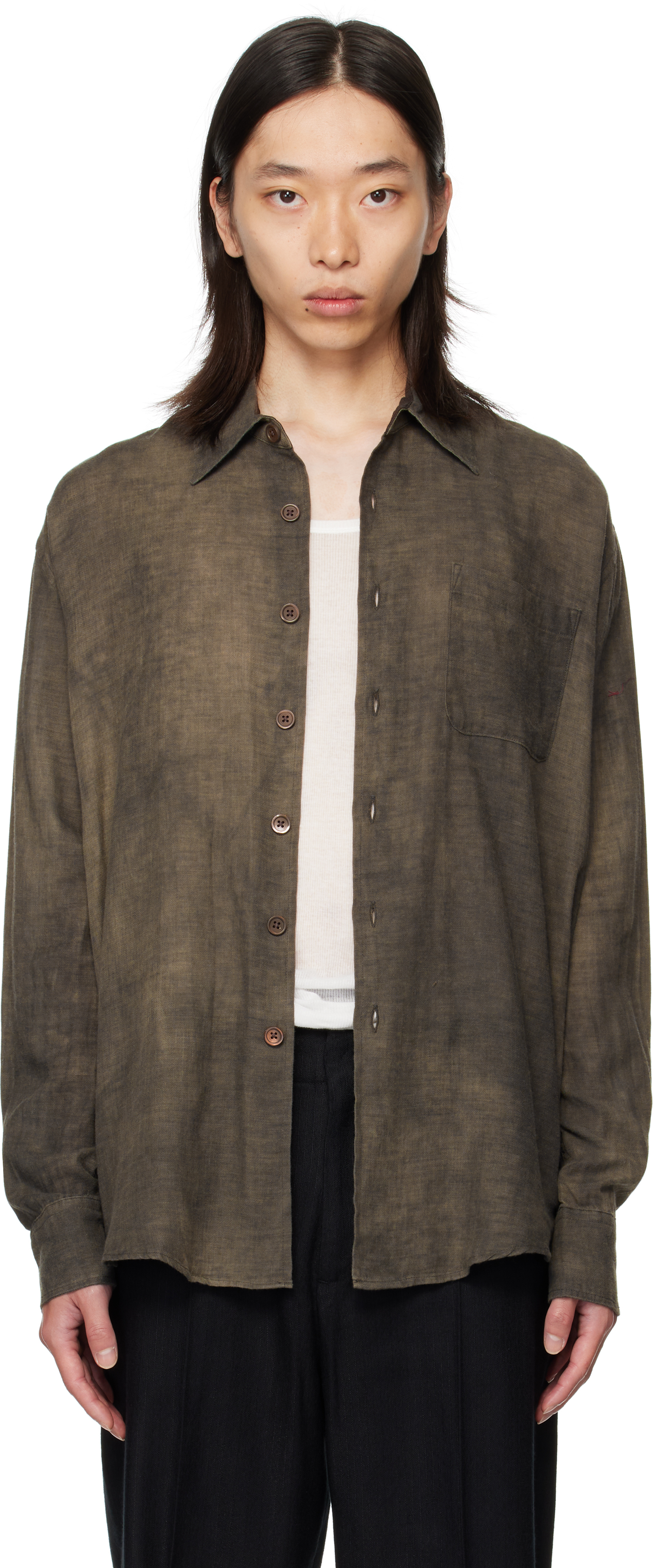 Gray Above Shirt by OUR LEGACY on Sale