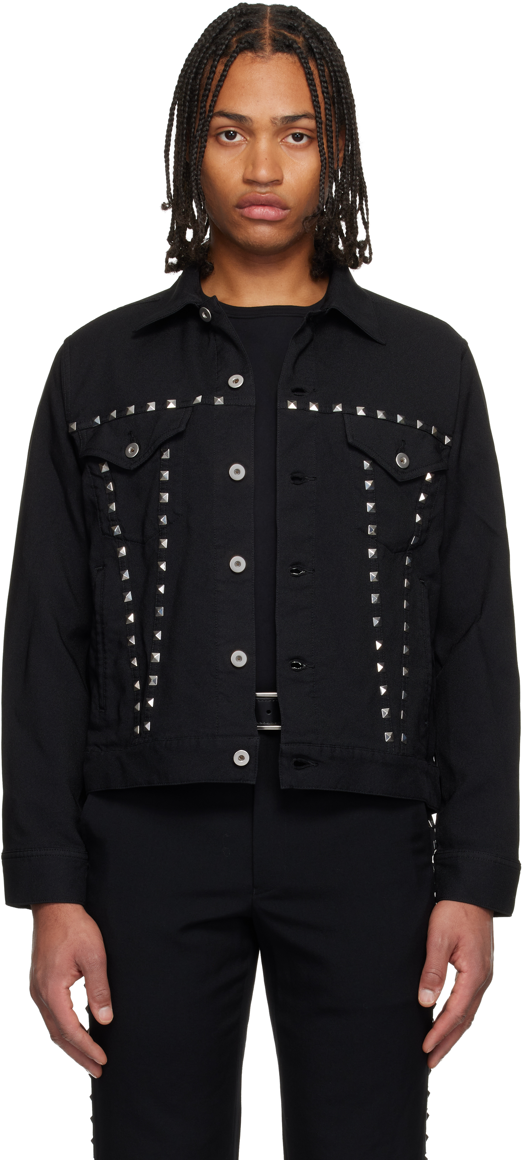 Black Comme des Garçonsのブラック スタッズ ジャケットがセール中