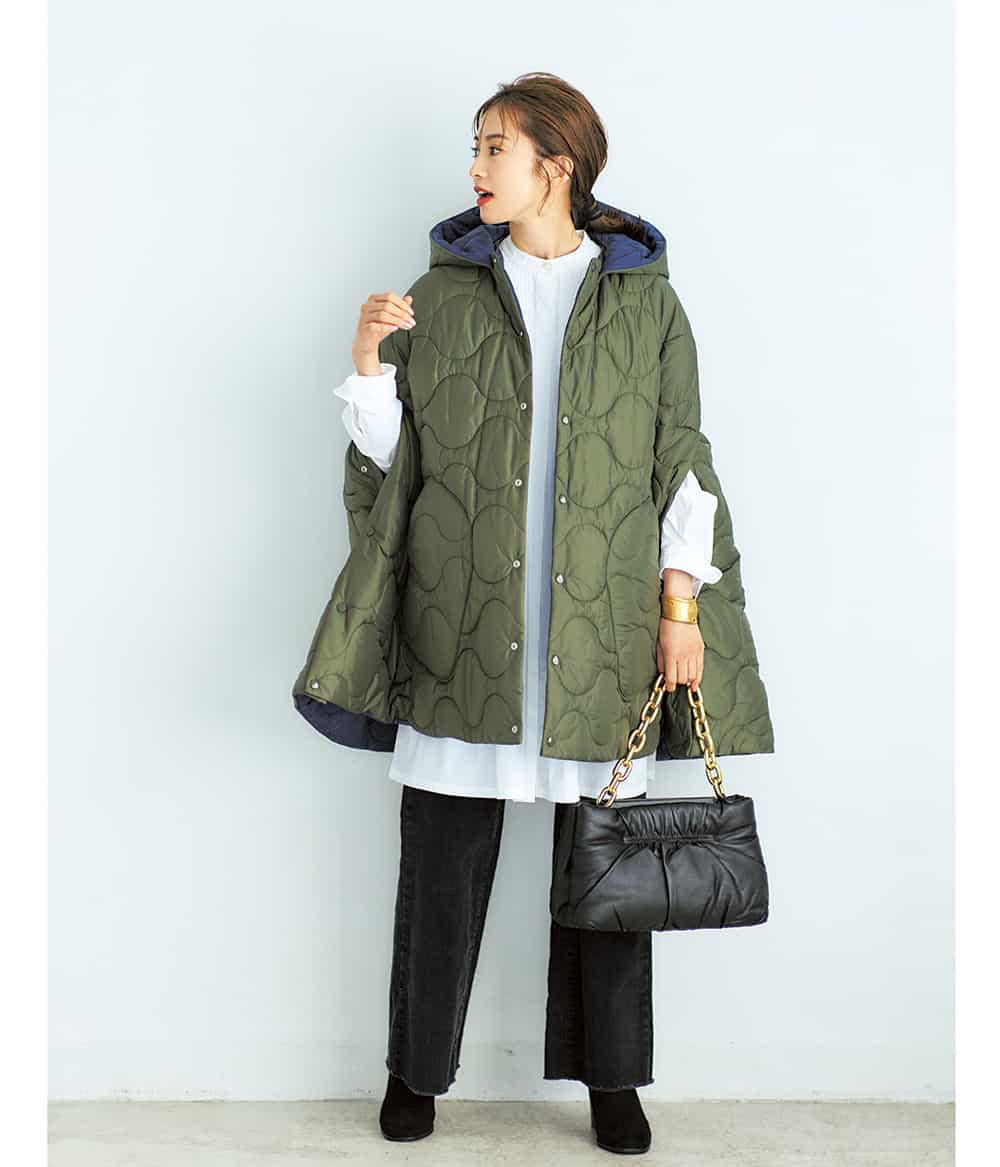 コーデの鮮度を上げる！キルティングコート＆スカート＆ブルゾン