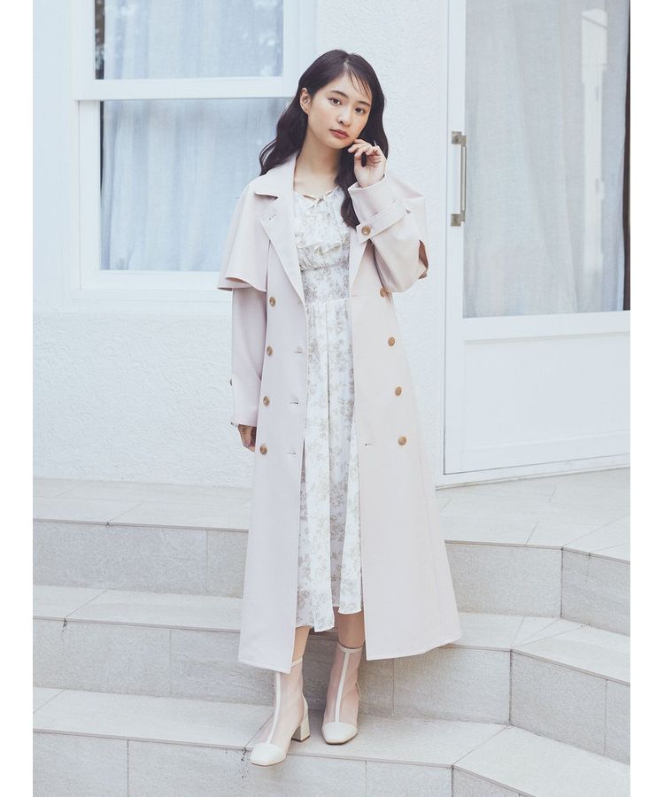 2WAYケープトレンチコート/earth music&ecology（アース ミュージック