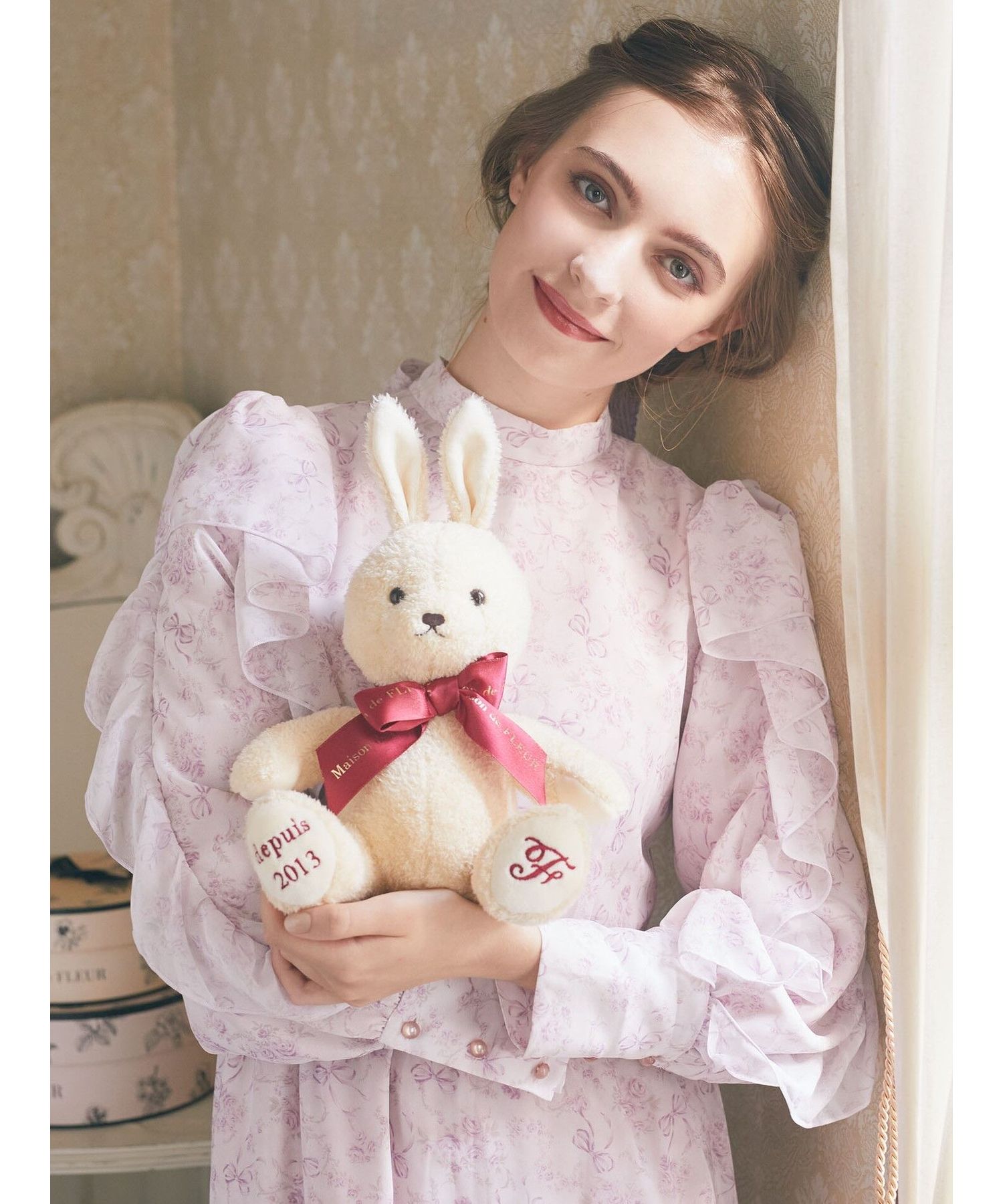 ストライプクラブ限定うさぎぬいぐるみ/Maison de FLEUR（メゾン ド