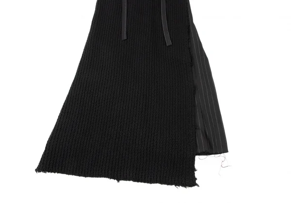 コムデギャルソンCOMME des GARCONSウールニットドッキングストライプ