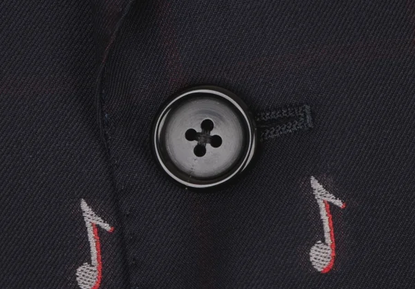 ポールスミスPaul Smith CARLO BARBERA音符柄ウールチェック