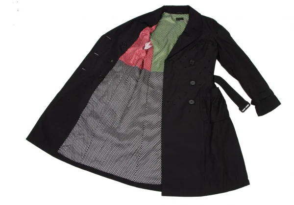 ポールスミス ブラックPaul Smith BLACK ドビーハートポリトレンチ