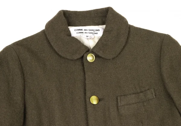 コムコム コムデギャルソンCOMME des GARCONSウールボタンデザイン