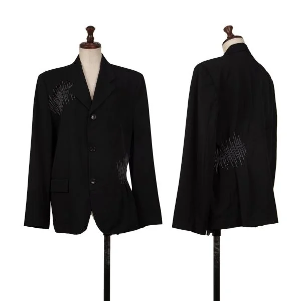 トリココムデギャルソンtricot COMME des GARCONSウール切替ギザギザ