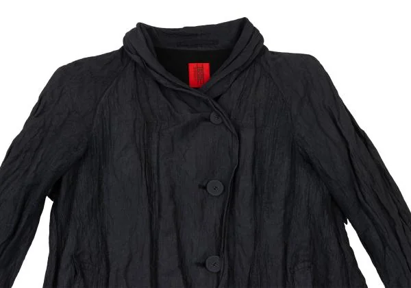 イッセイミヤケ ハートISSEY MIYAKE HaaT メタル混シワ加工ショール