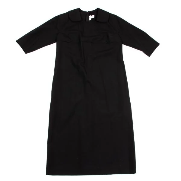 コムコム コムデギャルソンCOMME des GARCONS ウールラウンドカラー