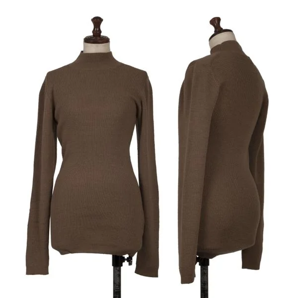 コムデギャルソンCOMME des GARCONS ウールモックネックニットセーター