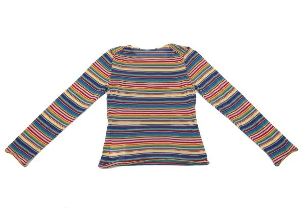 コムデギャルソンCOMME des GARCONS カラフルボーダーニットトップス