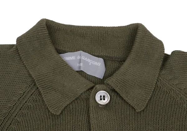 コムデギャルソンオムCOMME des GARCONS HOMME コットンリネンニット