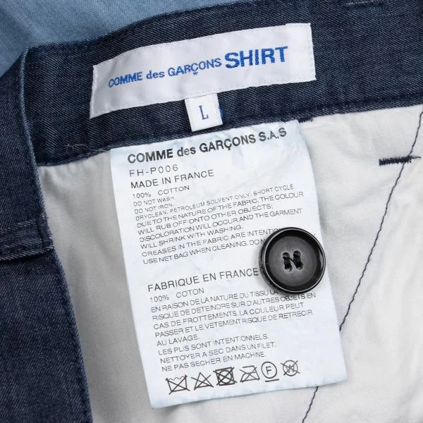 コムデギャルソンシャツCOMME des GARCONS SHIRT パッチワークコットン