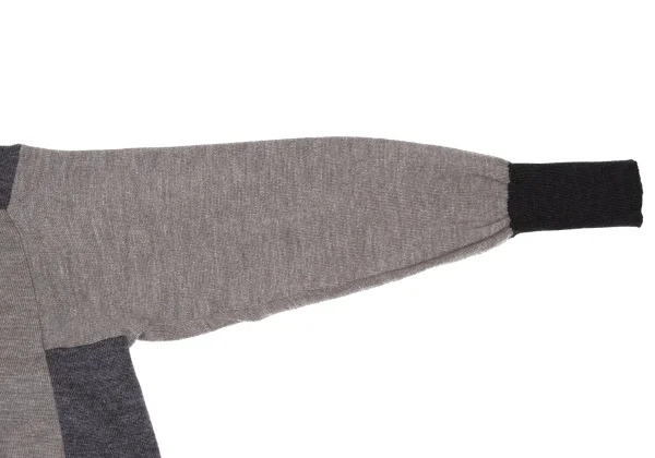 エムエム 6 メゾンマルタンマルジェラMM6 ウールパネルカラー切替