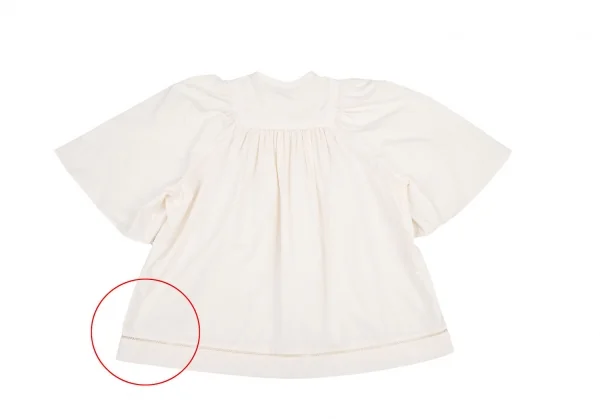 ミナペルホネンmina perhonen フレアスリーブコットントップス