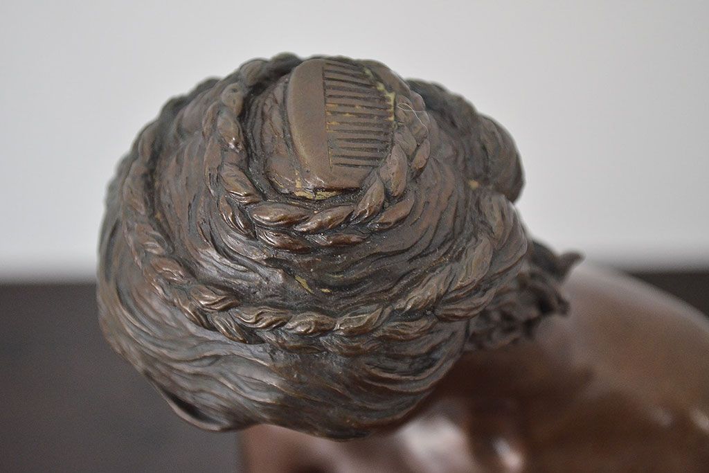 公式】アンティーク家具ラフジュ工房商品詳細ページ林良慶 ブロンズ像