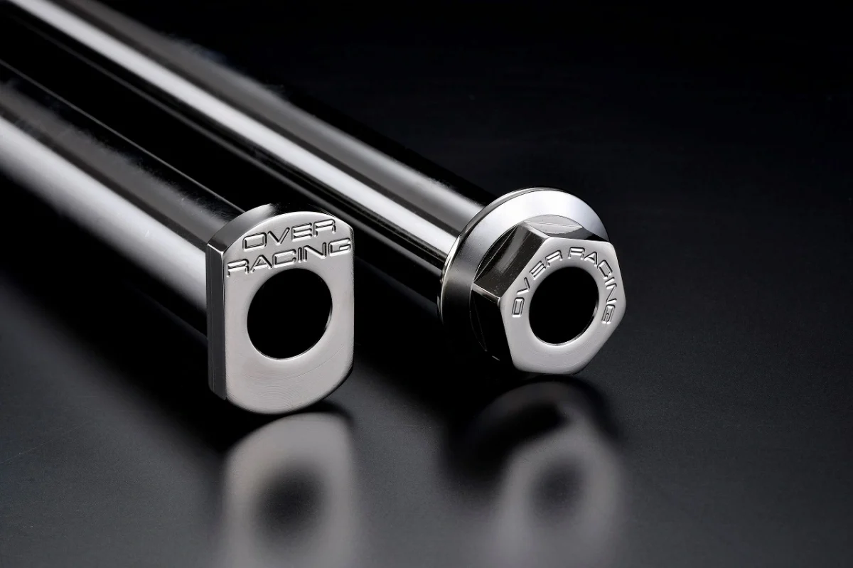 新製品】Z900RSの“走り”が変わる！ OVER x KOOD クロモリ アクスル