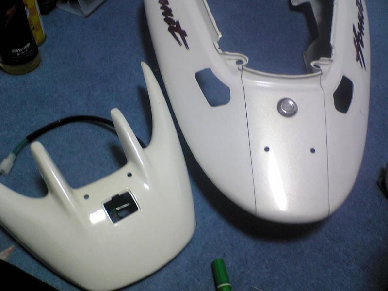 HONDA HORNET250 [ホーネット]「ZXリアスポイラー」 | ウェビック